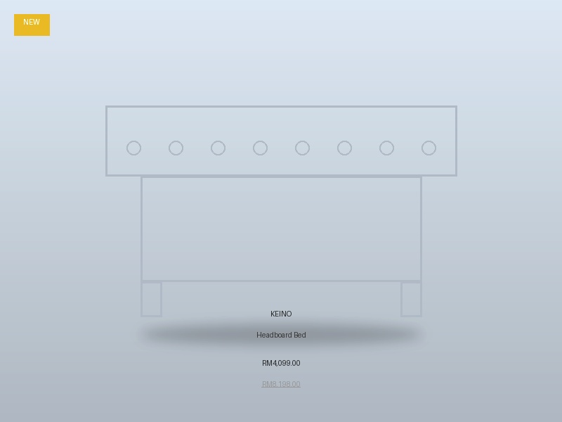 KEINO Headboard Bed